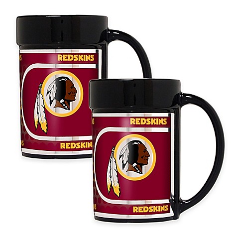 NFL Washington Redskins Metallic Coffee Mugs Set of 2 Bed Bath Beyond NFL Washington Redskins Metallic Coffee Mugs Set of 2 Bed Bath Beyond