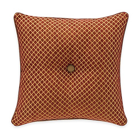 Bridge Street Naples Button Reversible Square Throw Pillow - Bed Bath & Beyond