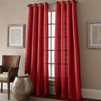 Buy Window Curtains Red Design from Bed Bath & Beyond