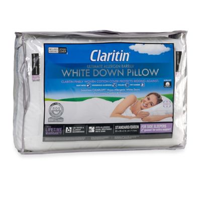 Buy Claritin® Anti-Allergy Side Sleeper Pillow with Removable Cover ...