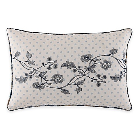 Salisbury Oblong Throw Pillow in Blue - Bed Bath & Beyond