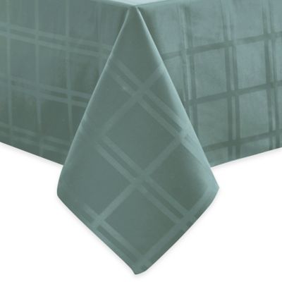 Buy 70-Inch Square Tablecloth from Bed Bath & Beyond - OriginsÃ¢Â„Â¢ Microfiber 70-Inch x 70-Inch Square Tablecloth in Turquoise