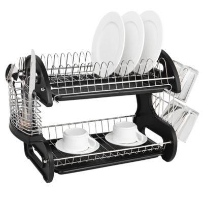 tier to dish rack 2 how assemble Basics® 2 Home Bed Bath Drainer Dish Tier Beyond   &