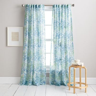 aqua dkny curtain window botanical modern panel inch curtains panels bedbathandbeyond bed bath beyond alt