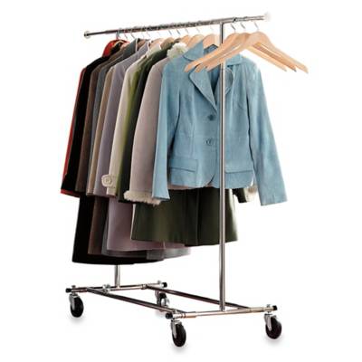 Product Image For Commercial Grade Portable Folding Adjustable Garment Rack 2 Out Of