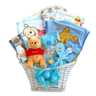 Disney® Winnie the Pooh Baby Boy Gift Basket - Bed Bath & Beyond