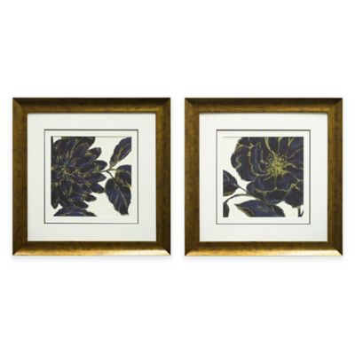 Indigo Garden Framed  Wall Art  Bed  Bath  Beyond 