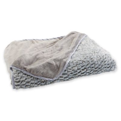 Brookstone® Reversible Faux Fur N-A-P® Throw Blanket - BedBathandBeyond.com