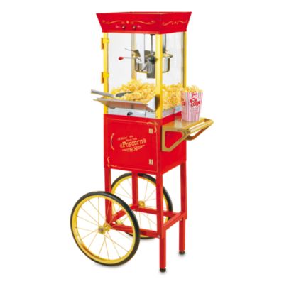 Nostalgia™ Electrics Old Fashioned Movietime Popcorn Cart ...