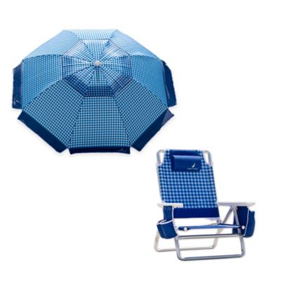 Nautica® Beach Chair and Umbrella Collection - Bed Bath & Beyond