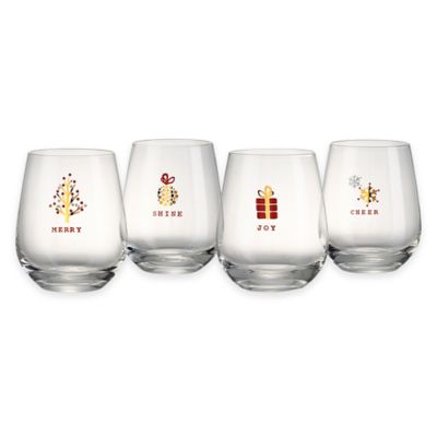 bed bath beyond stemless wine glasses