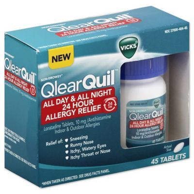 Buy Vicks® QlearQuil™ 45-Count All Day and All Night 24 Hour Allergy ...