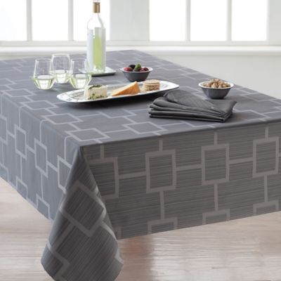 Buy OriginsÃ¢Â„Â¢ Microfiber 70 inch Square Tablecloth from Bed Bath ... - OriginsÃ¢Â„Â¢ Tribeca Microfiber 70-Inch Square Tablecloth in Charcoal