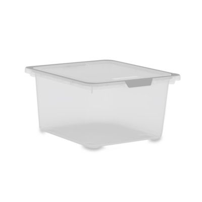 KisKreo Clear Medium Storage Bin Small with Lid - Bed Bath & Beyond