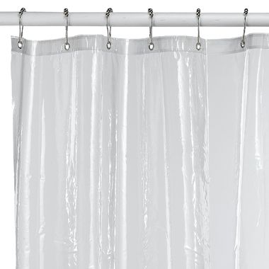 Buy Clear Vinyl Shower Curtains from Bed Bath & Beyond - Eco Soft Clear Shower Stall Liner