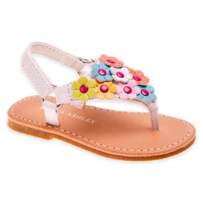 Laura Ashley® Colorful Flower Thong Sandal - buybuy BABY