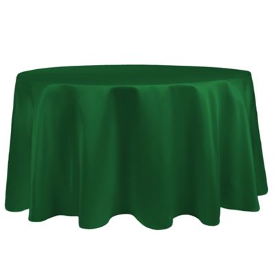 9 foot round tablecloth from Buy Bed Bath & Green Emerald Tablecloths Beyond