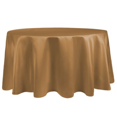 round tablecloth sage gold inch linen pewter lamour duchess satin beyond bath bed bedbathandbeyond reference