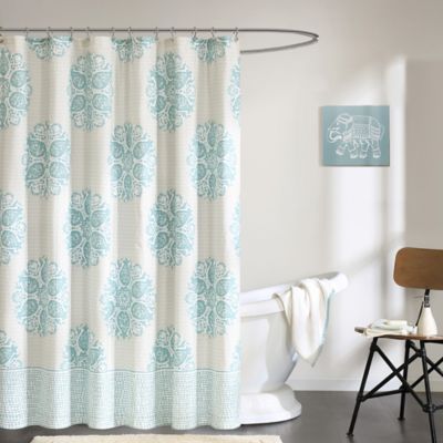 INK+IVY Melbourne Printed Shower Curtain - Bed Bath & Beyond