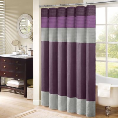 Buy Purple Shower Curtains from Bed Bath & Beyond - Madison Park Amherst 72