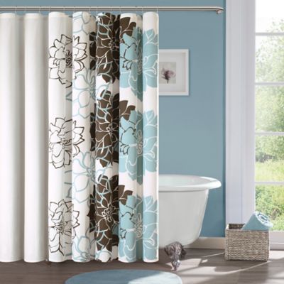 Curtains Ideas beige and brown curtains : Buy Brown Shower Curtains from Bed Bath & Beyond