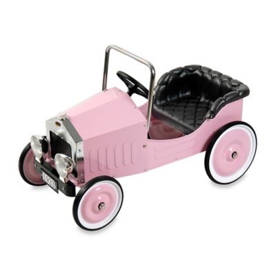 dexton deluxe pink roadster pedal car