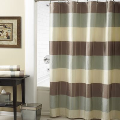 Buy Croscill® Fairfax 84Inch x 72Inch Extra Long Shower Curtain in Slate from Bed Bath  Beyond