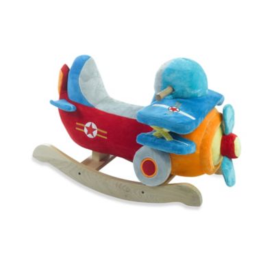 Rockabye™ Bi-Plane Airplane Musical Rocker - buybuy BABY