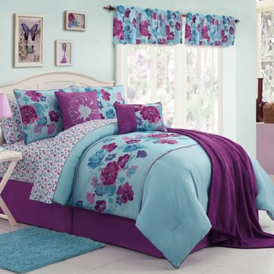 Buy Blue and Purple Comforters from Bed Bath & Beyond
