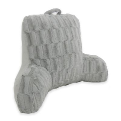 cut plush bed rest pillow