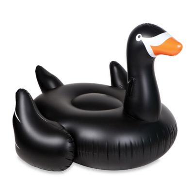 Sunnylife&reg; Swan Float in Black