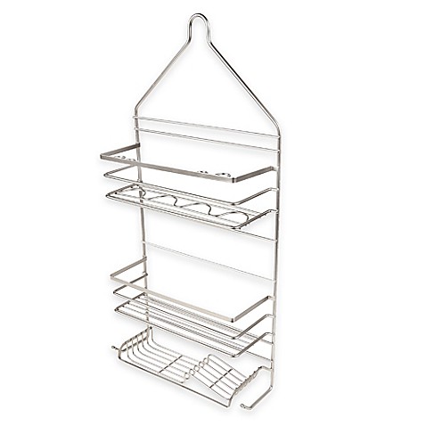 Two-Tier Rust Proof Shower Caddy in Satin Nickel - Bed Bath & Beyond