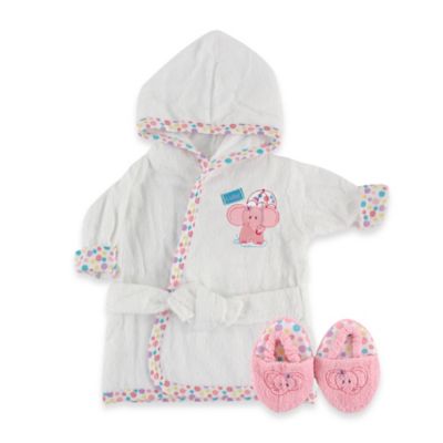 Baby Vision® Luvable Friends® Bathrobe and Slippers - www ...