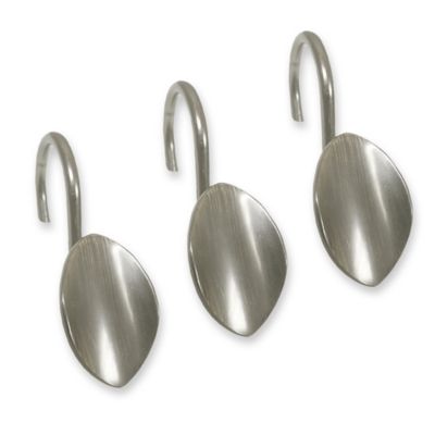 Curtains Ideas brushed nickel shower curtain hooks : Buy Brushed Nickel Shower Hooks from Bed Bath & Beyond