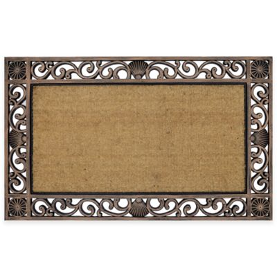 Mohawk Home® Shell Scroll Border Coir Door Mat - Bed Bath & Beyond