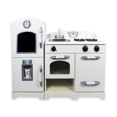 Teamson 2Piece Wooden Play Kitchen Set in White  buybuy BABY