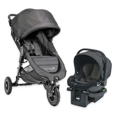 Baby Jogger® City Mini GT Travel System in Charcoal - buybuy BABY