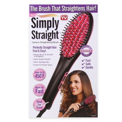 brush straight simply straightening ceramic hair seen tv straightener bedbathandbeyond trade styling alternate