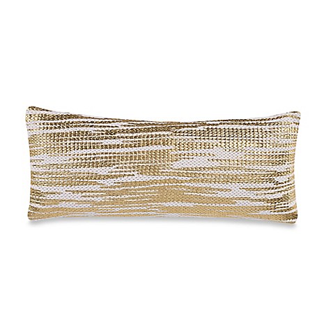 Anthology Gold Glam Foil Knit Oblong Throw Pillow - Bed Bath & Beyond