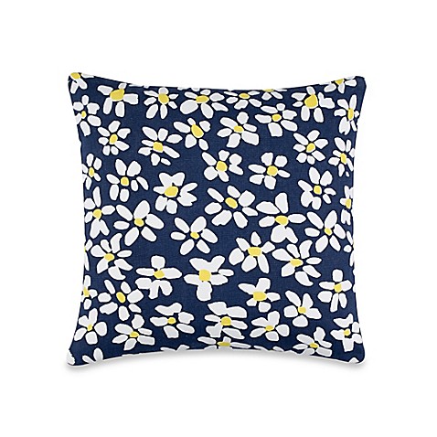 kate spade new york Charlotte Street Sunburst Throw Pillow in Navy - Bed Bath & Beyond