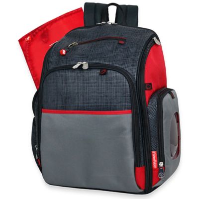 Fisher-Price® Deluxe FastFinder™ Backpack Diaper Bag in Black - buybuy BABY