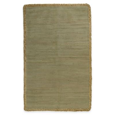 Park B. Smith Jute Border 2-Foot x 3-Foot Accent Rug Linen