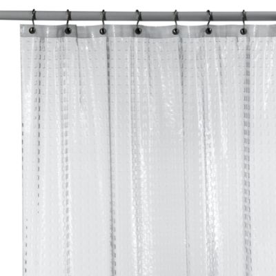 Metro Clear Vinyl Shower Curtain - Bed Bath & Beyond - Metro Clear Vinyl Shower Curtain