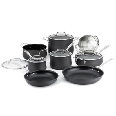 Cuisinart® Nonstick Silhouette Hard Anodized 13-Piece Cookware Set and ...