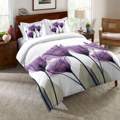 Laural Home® Lavender Hope Comforter in Purple - Bed Bath &amp; Beyond