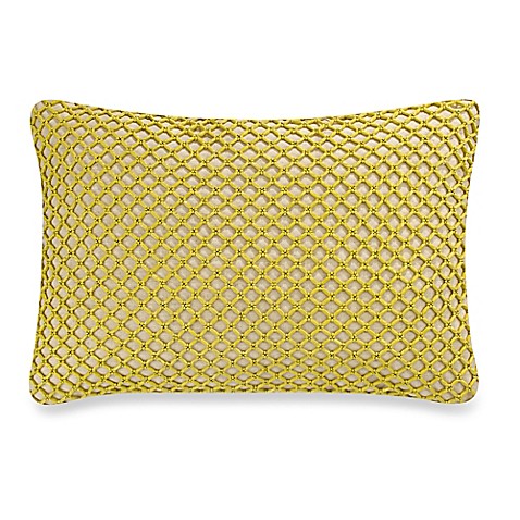 Cersei Beads Rectangle Throw Pillow in Green - Bed Bath & Beyond