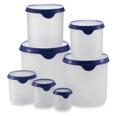 Round Plastic Storage Containers With Lids (Set of 7) - Bed Bath & Beyond