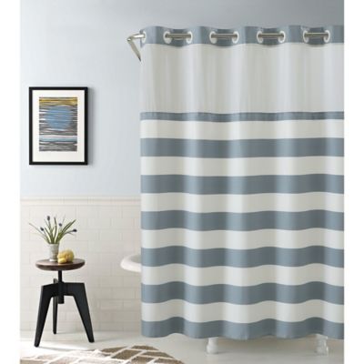 a hookless shower curtain