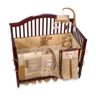 teddy bear crib sets