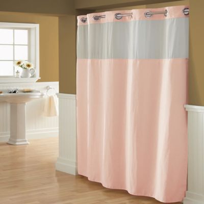 Buy Hookless® Waffle 71Inch x 74Inch Fabric Shower Curtain in Blush from Bed Bath  Beyond